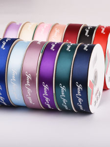 Ruy Băng Satin Polyester Cho Bó Hoa Ruy Băng Trang Trí Sinh Nhật Ruy Băng Nơ Bướm Cho Bánh Kem Nướng Ruy Băng Nhiều Màu