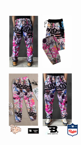 Celana Joger Print Celana Panjang Pria Wanita Oversize Korean Style Sporty Casual Desain Modern dan Fit Perfect