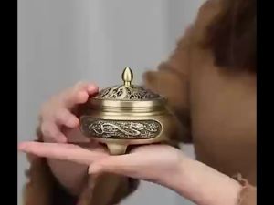 Incense Burner Alloy Incense Holder Sandalwood Bronze Insenso Burner Incense Coil