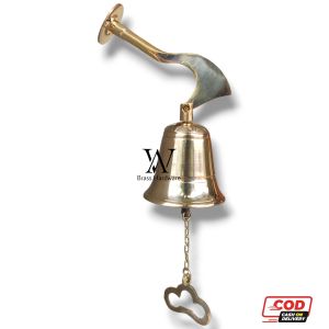 Bel Pintu Rumah Lonceng Kuningan Motif Bintang Antik 1 Pcs