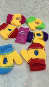 Găng tay len giữ ấm cho bé trai bé gái sơ sinh 6 tháng đến 5 tuổi / Bao tay len mùa đông cho trẻ em