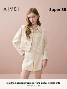 AIVEI | Chic Little Fashion Wool Short Jacket Autumn