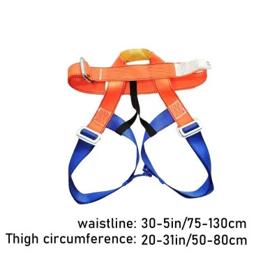 Half Body Safety Rock Climbing harness belt Tree Climbing Rappelling Equip Tree Harness Climbing Kit Men Fall Protection