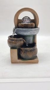 น้ำพุตั้งโต๊ะ น้ำพุจำลอง น้ำล้นตั้งโต๊ะ เสริมฮวงจุ้ย น้ำพุขนาดเล็ก น้ำล้นหินกลิ้งเสริมดวง เสริมลาภ ร่ำรวย