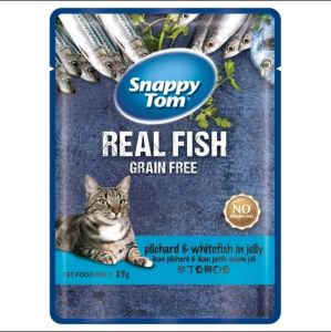 Pate Snappy Tom gói 85g cho mèo thơm ngon dinh dưỡng đủ vị.