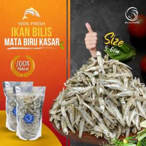 Anchovies Ikan Bilis Mata Biru Kasar / Ikan Bilis Pangkor 5A