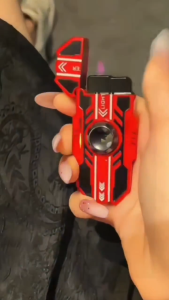 Bật Lửa Gas Gas Khò XC838 Con Quay Có Đèn Led Nhấp Nháy ( Xài Gas - Lửa Khò 1 Tia Mạnh Mẽ)