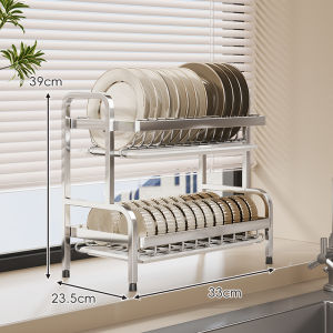 Multi-Functional Kitchen Storage Rack for Dishes and Utensils