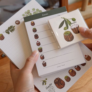 สมุดบันทึกสติ๊กเกอร์น่ารักแบบดั้งเดิมสำหรับงานออฟฟิศ สมุดบันทึกสติ๊กเกอร์สำหรับบ้านและอุปกรณ์ธุรกิจ