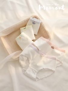 Bộ 5 Quần Lót Cotton Nữ Giữa Eo Thời Trang Quần Đùi Thoáng Khí Quần Lót Nữ Dệt Kim Knickwear M-L-XL Size