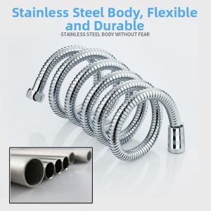 Anti-Explosion Heavy-Duty Anti-Leak Shower Hose 304 Stainless Steel