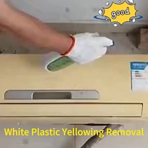 Plastic Yellowing Remover With Wipe Towel Safe & Non-Corrosive Fast-Acting Whitener For Airs Conditioner Restore Whiteness