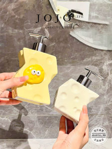 Jojos L. PD Return High Aesthetic Pressure Head Hand Liquid Bottle for Bathroom Partition Nordic Style Pure Color Travel Use