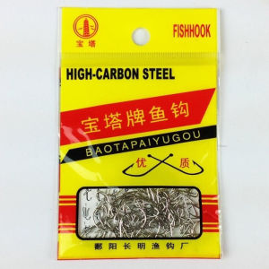 Chính Hãng Chang Ming Bảo Tháp WAN Shi Đóng Túi 100 Miếng Lưỡi Câu Đâm Ngược/Lưỡi Câu Cá/Lưỡi Câu/Lưỡi Câu Cá/Phụ Kiện Đồ Câu Cá