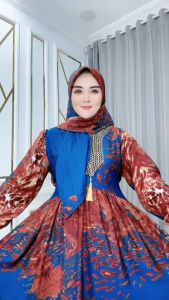 Renda Sharma - Pakaian Wanita Gamis Free Hijab Katun Rayon Standart & Jumbo