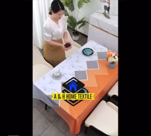 MANTEL/PVC leather print tablecloth Dining table oilcloth waterproof table protector cover B-434