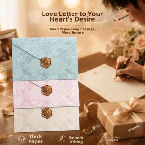 YUGUANG | Retro Elegant Handwriting Letter Paper and Envelope Set