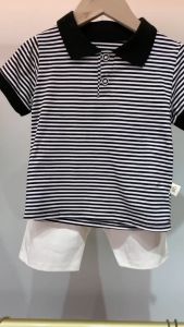 bambeau childrens clothing set cotton short sleeved+casual shorts casual budak lelaki summer trend two-piece set