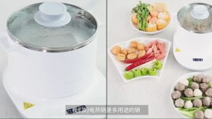 Xiaomi OCOOKER CR-HG03 Multi-function 2 Grid Electric Hot Pot (1500W firepower to enjoy delicious 360 degree ring heating) 多用途锅