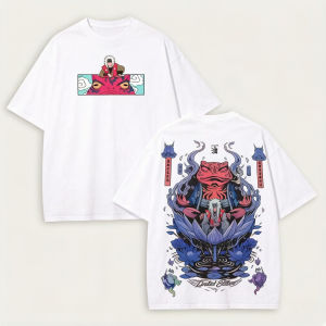 Bandai | Naruto Summer New Uchiha Bloodline Anime Printed T-shirt Mens Cotton Neutral Casual Family Set Short Sleeve T-shirt Top