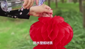 (ราคาคู่)#โคมไฟจีน โคมเต็งลั้ง โคมตรุษจีน 15-50cm H