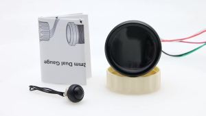 RYSJM | 52mm 2in1 Multifunctional Gauge Water Level + Water Temperature Meter Water Level Sensor 0-190ohm + Water Temp Sensor 10mm