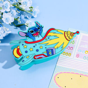 Disney Stitch Spaceship Hair Clip Adorable Innovative Multi-functional Secure Hair Grip Non-drop Daily Practical Hair Accessory