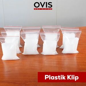 Plastik Klip 87x13 cm Ziplock Zipper Lock Kantong PE Obat Isi 100 Pcs