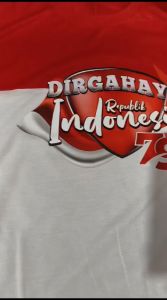 KAOS MERAH PUTIH/KAOS LENGAN PANJANG/KAOS FASHION/KAOS KATUN PREMIUM/HUT 79/1945/ INDONESIA MERDEKA /018