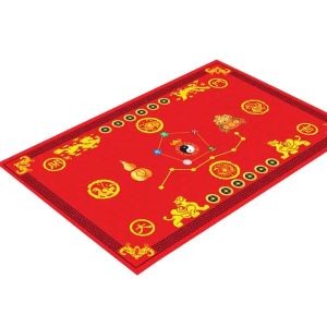 VIKAMAN Chinese New Year Welcome Doormat Indoor Chuang Room Carpet Feng Shui Transit Lucky Dirty Resistant Floor Mat