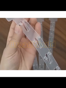 20pcs Clip Strip Display Makanan 62cm Strip Klip Produk Supermarket Snack Hanging Strip