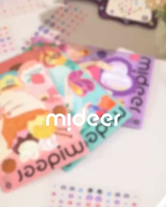 Sticker dán móng tay Mideer nhiều chủ đề phát sáng ban đêm có thể tái sử dụng