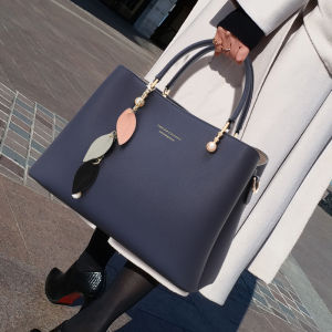 36cm กระเป๋าหนังผู้หญิง AIDRANI กระเป๋าถือ ขนาดใหญ่ สะพายพาดลำตัวอเนกประสงค์