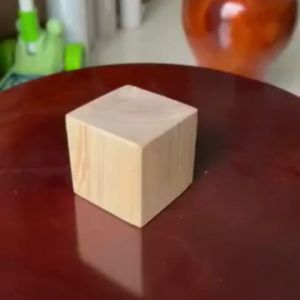 Combo 10 cục Cube lập phương 4cm 5cm 6cm 7cm 8cm | Khối gỗ lập phương | Khối gỗ trang trí | Cục gỗ đồ chơi có bo cạnh an toàn | Cục gỗ kê hàng loại 1