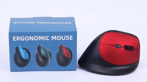 [✅SG Ready Stock] Wireless Silent Click Mouse Vertical Ergonomic Office Mouse for Laptop PC Windows Mac OS 人体工学鼠标