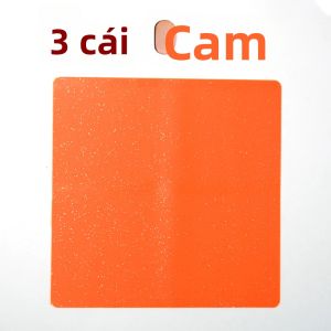 Topranc 3 Miếng Phim Silicon Tấm Cho DIY Mồi Câu Cá Làm Jig Váy Bay Lắc Đuôi Buộc Chất Liệu 15X15Cm Màu Sắc Ngẫu Nhiên