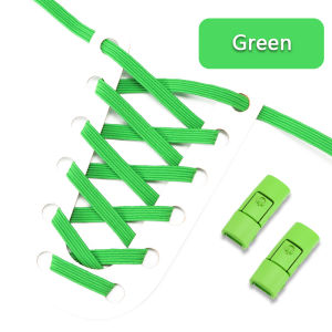 Colored Lock Flat Shoelaces Without Tie Elastic Shoe Laces for Sneakers Men and Women Casual Shoes Accessories Lazy Shoelace