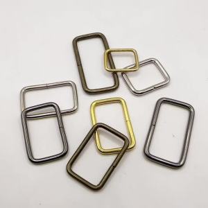 40 Chiếc Kim Loại Hình Chữ Nhật Vòng Khóa Trượt Vòng 10-38 Mm Cho Dây Đai Ba Lô Dây Webbing Túi Thú Cưng Cổ DIY Phụ Kiện bạc/Vàng/Đồng/Đen Súng
