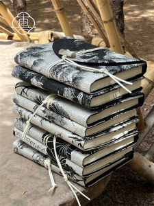 True Me Handmade Diary Notebook Journal A5A6 Memo Notebook Plan Book Cultural Style Cover Handmade Craftsmanship Double Gloss Paper