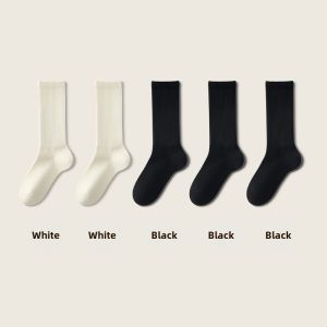 B&C.Room | Pure Cotton Mid Length Odor Resistant Thickened Women Socks