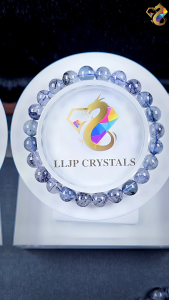 Natural Blue Rutile Bracelet