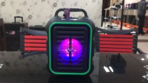 HARPMAN Portable Speaker 6.5 inch wireless 15W Speaker Box PA System With Handheld Wireless Mic Bluetooth USB