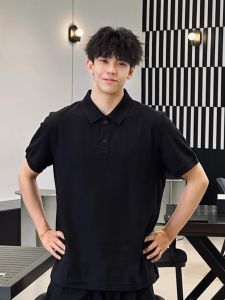 Áo Thun Polo Tay Ngắn Phong Cách Mỹ Cho Nam Mùa Hè Cổ Polo Tay Lửng Quần Áo Công Sở Chất Liệu Cotton Dáng Rộng Thoáng Khí