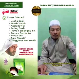 Garam Ruqyah Bidara An Nur 100% ASLI Sudah Diasma Media Ruqyah Mandiri Pelancar Rejeki Jodoh Usaha