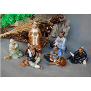 Tượng Gốm Nhân Vật Cổ Trung Quốc