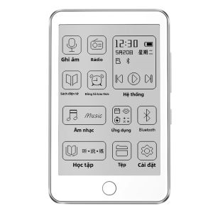 Máy Nghe Nhạc MP3 Famue Với Màn Hình E-Ink Bộ Nhớ 32GB Chức Năng Đọc Sách Điện Tử Bluetooth 5.0 Thời Lượng Pin 72 Giờ Không Ánh Sáng Xanh Tích Hợp Loa Radio FM Chức Năng Ghi Âm