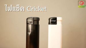 ไฟแช็ค แบบกด + สกรีนข้อความ หรือ สกรีนโลโก้ 🔥🔥 Cricket(คริกเคร็ต)