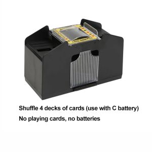 Automatic Card Shuffler Hand Shuffler for Blackjack UNO Poker Playing Card Dealer Machine Casino Supplies Battery-Free