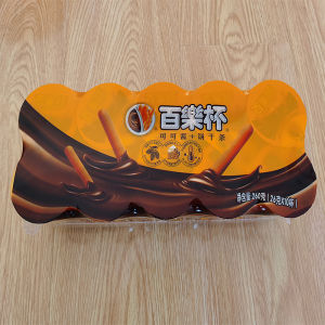 8090 S Nostalgic Snack Baile Cup 10 Cups 26G Childhood Memory Tiantianle Chocolate Dipping Sauce Biscuits