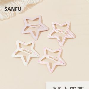 SANFU | Phụ Kiện Tóc Hình Sao Đa Màu 4 Cái